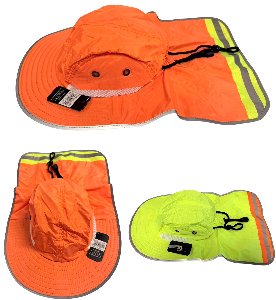 Solid Neon Color Legionnaires Hats with Mesh Sides